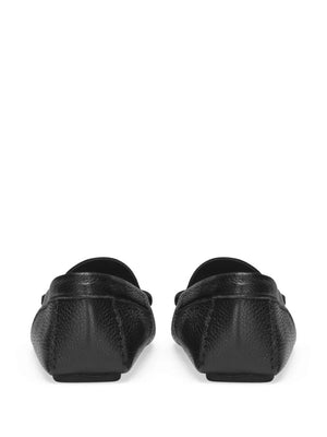 DOLCE & GABBANA Luxurious Calf Leather Loafers for Women