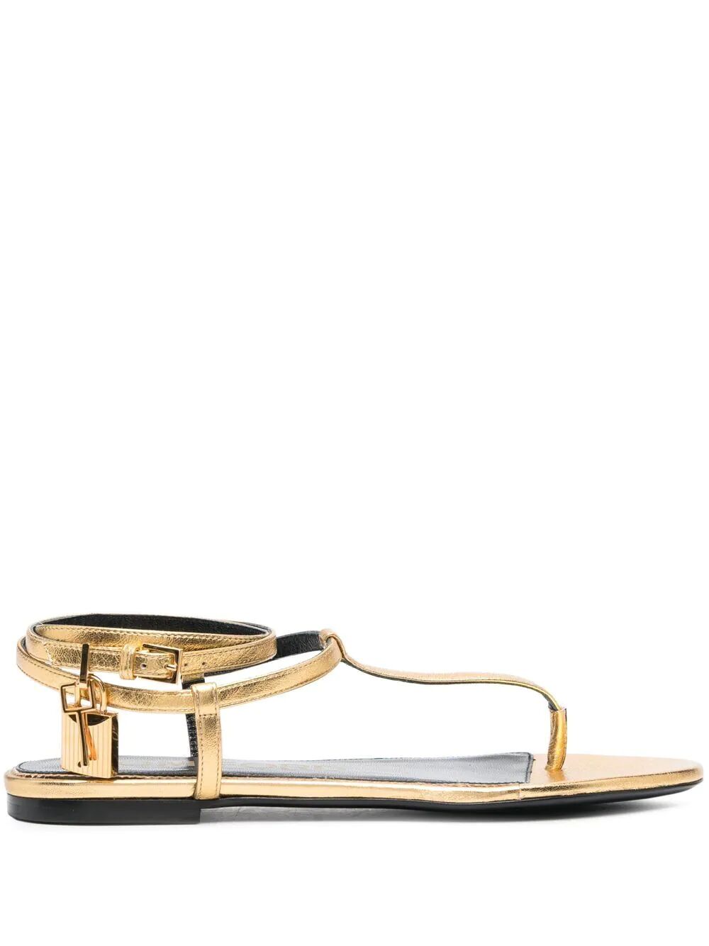 TOM FORD Men's Flat Sandals in Premium Sheep Skin