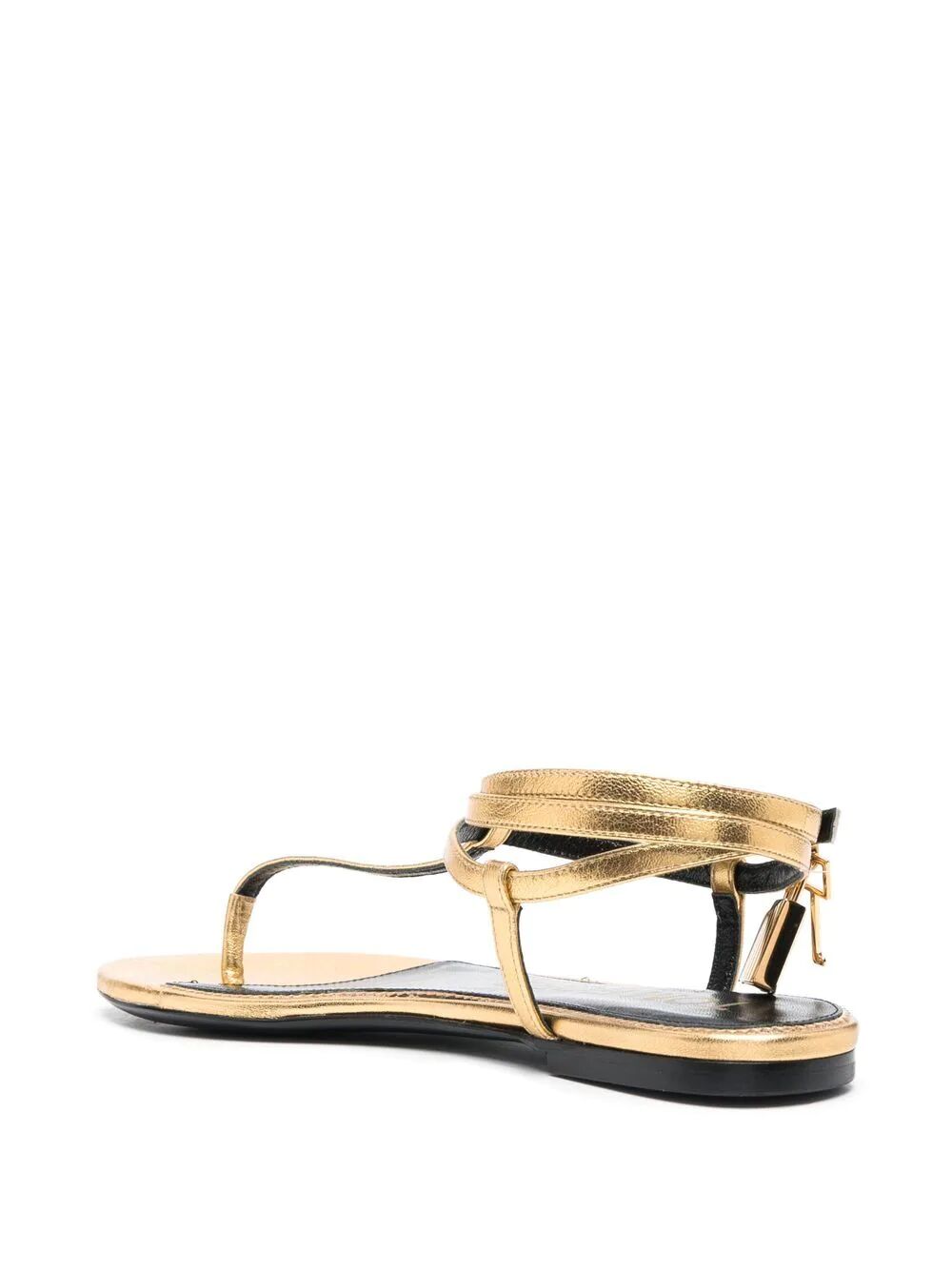 TOM FORD Men's Flat Sandals in Premium Sheep Skin