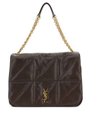 SAINT LAURENT PARIS Large Shoulder Bag in Luxurious Nappa Leather - 43 x 29 x 9 cm