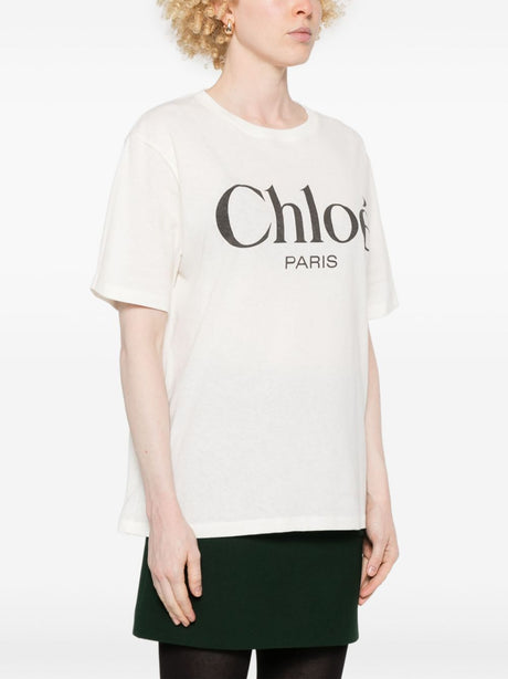 CHLOÉ Men's Oversized Logo T-Shirt