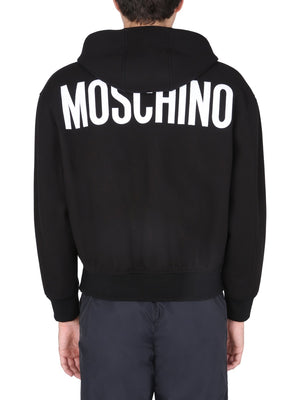 MOSCHINO COUTURE Logo Hooded Jacket