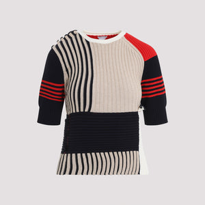 BOTTEGA VENETA Patchwork Casual Sweater