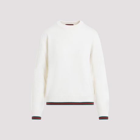 GUCCI Pullover with Iconic Web Design