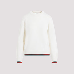 GUCCI Pullover with Iconic Web Design