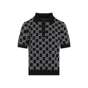 GUCCI GG Knit Polo Shirt - SS25 Collection