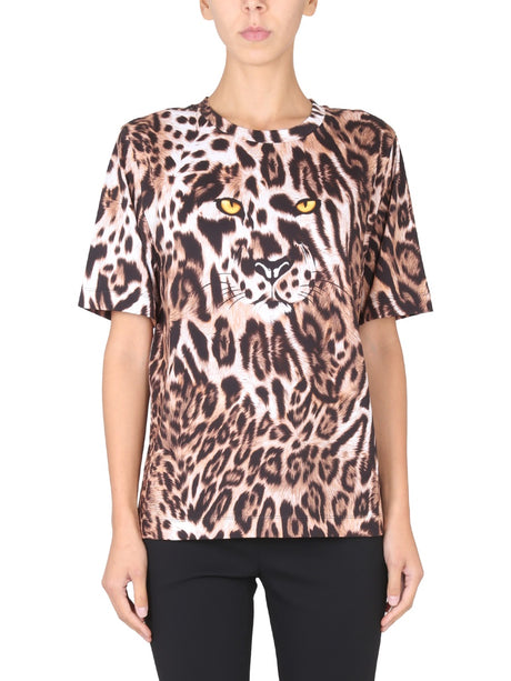 BOUTIQUE MOSCHINO Wild Print Women's T-Shirt