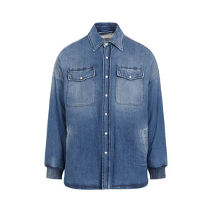 ALEXANDER MCQUEEN Quilted Denim Shirt