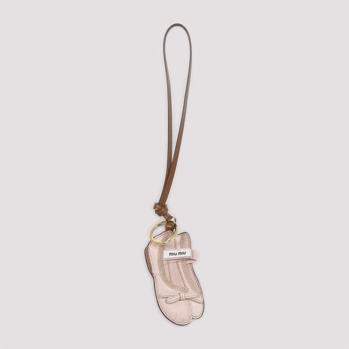 MIU MIU Mini Leather Key Ring