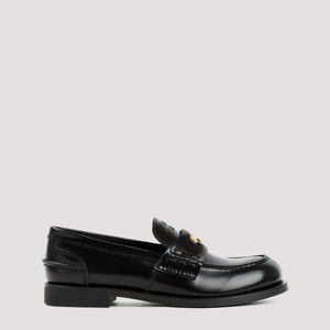 MIU MIU Stylish Leather Loafers for SS25