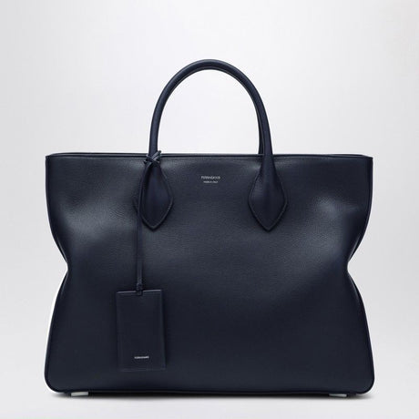 Ferragamo Large Calfskin Tote Handbag