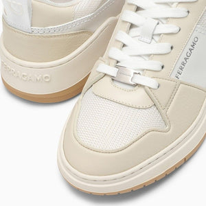 Ferragamo Low Leather Trainer - SS24 Edition