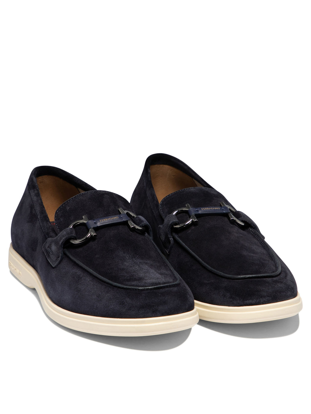 Ferragamo Suede Moccasin Loafers for Men - FW24 Edition