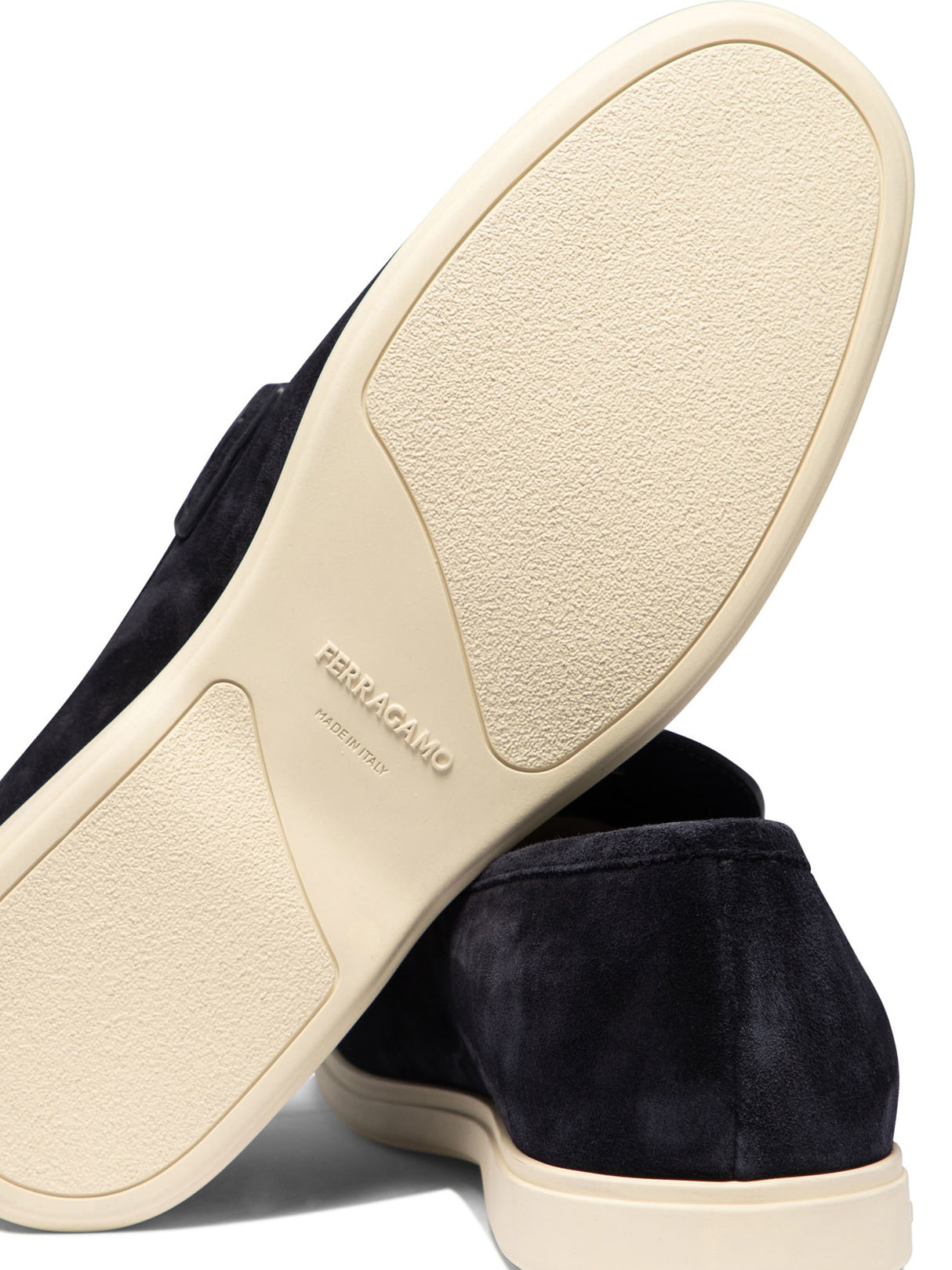 Ferragamo Suede Moccasin Loafers for Men - FW24 Edition