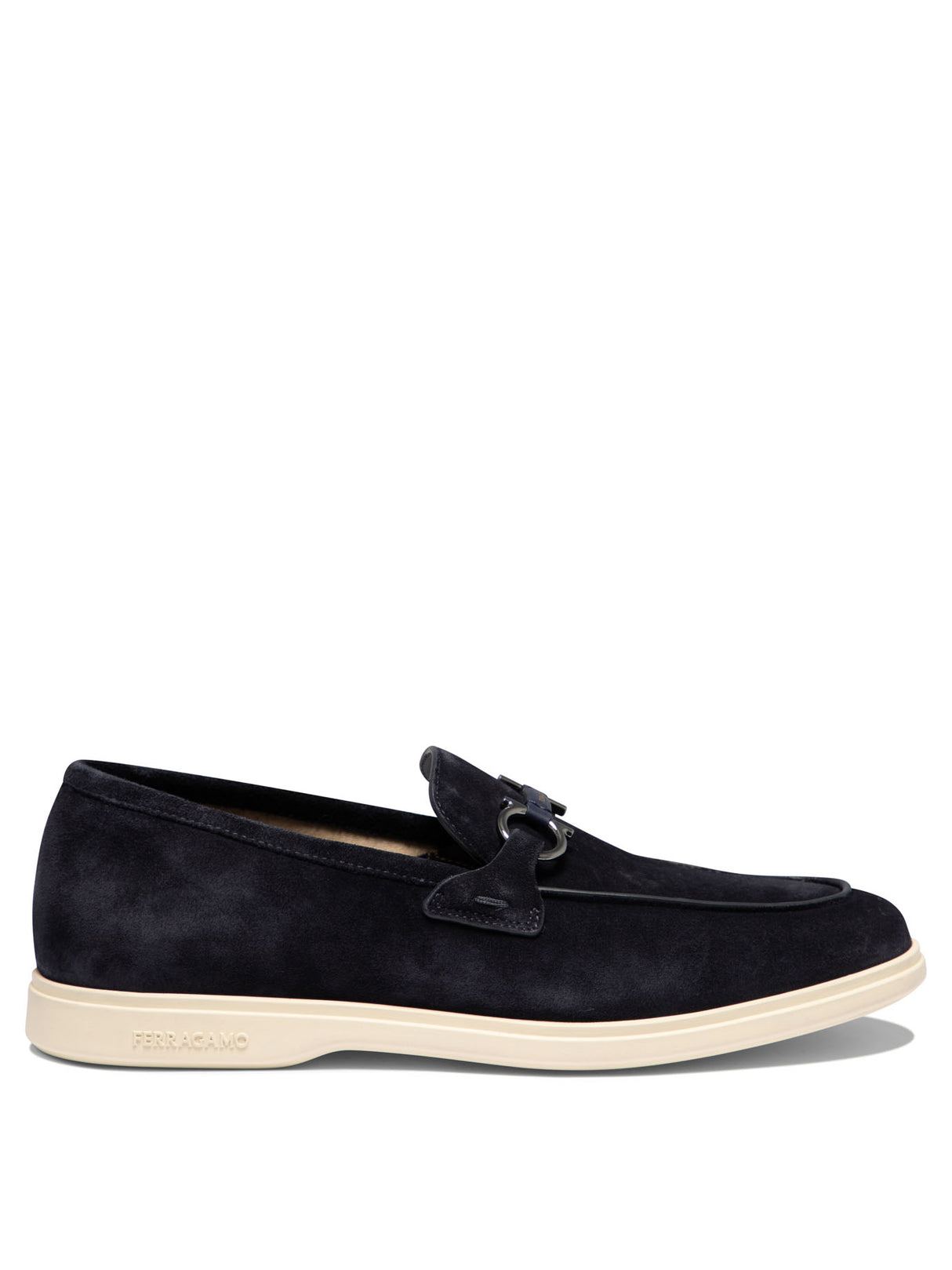 Ferragamo Suede Moccasin Loafers for Men - FW24 Edition