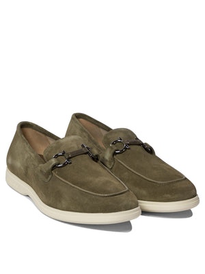 Ferragamo Men's Suede Moccasin Loafers & Slippers