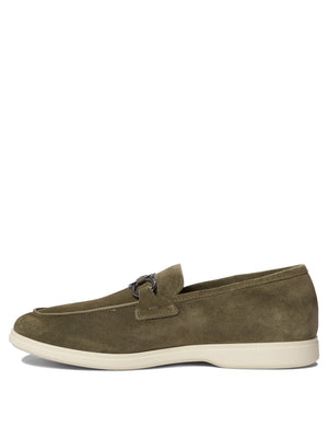 Ferragamo Men's Suede Moccasin Loafers & Slippers