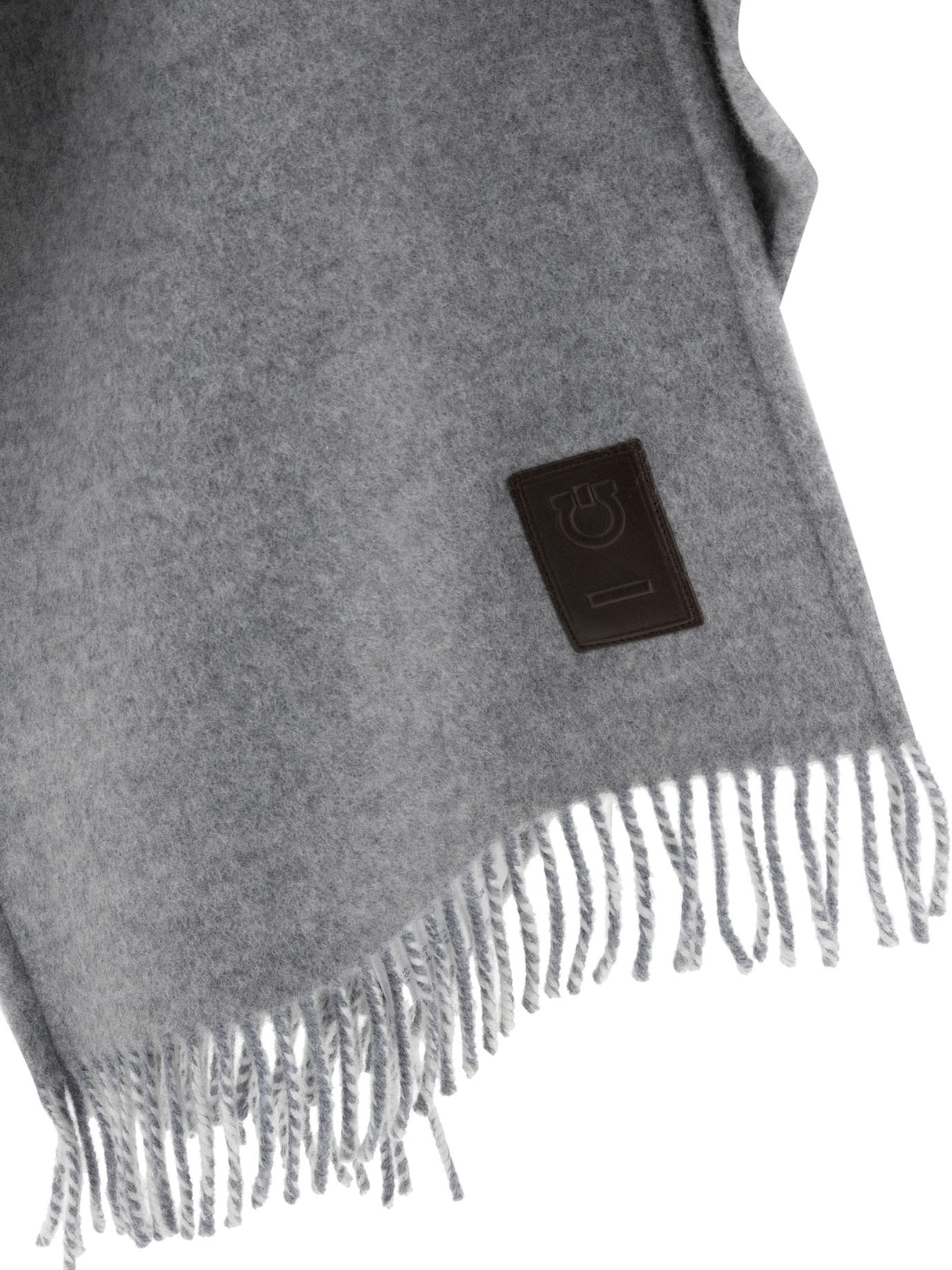 Ferragamo Elegant Wool Cashmere Scarf