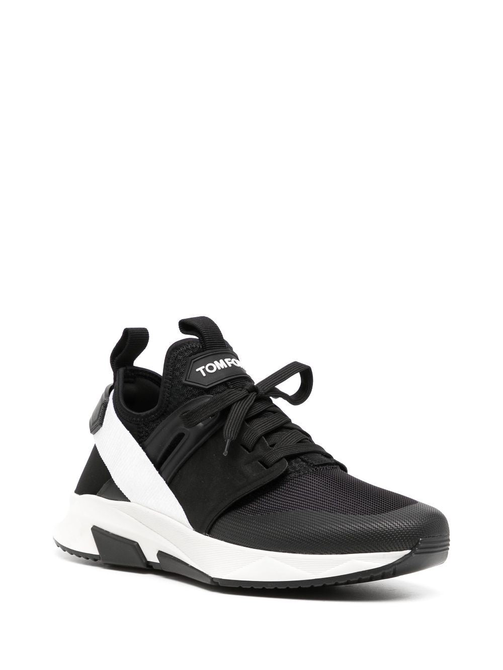 TOM FORD Neoprene and Suede Jago Sneaker - Women's Footwear