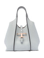 TOD`S Timeless Mini Leather Shopping Handbag - W 30 cm x H 19.5 cm x D 12 cm