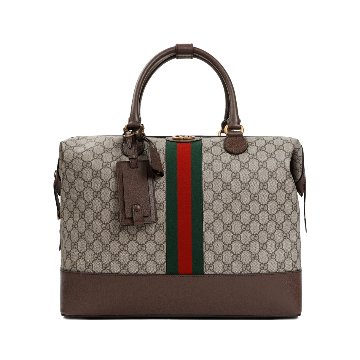 GUCCI Leather Duffle Bag - 42cm x 31.5cm x 21cm