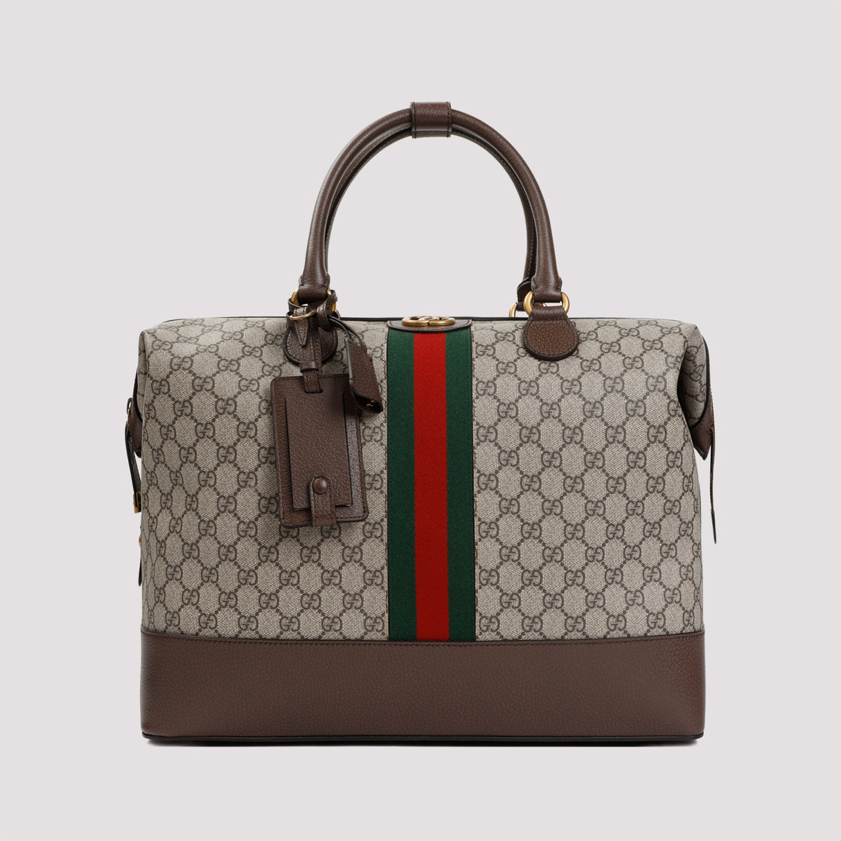 GUCCI Leather Duffle Bag - 42cm x 31.5cm x 21cm