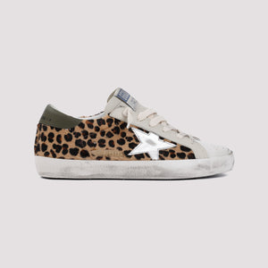 GOLDEN GOOSE Men's Classic Horsy Leather Sneakers