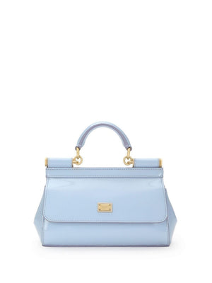 DOLCE & GABBANA Mini Patent Leather Satchel - 13 x 19 x 6 cm