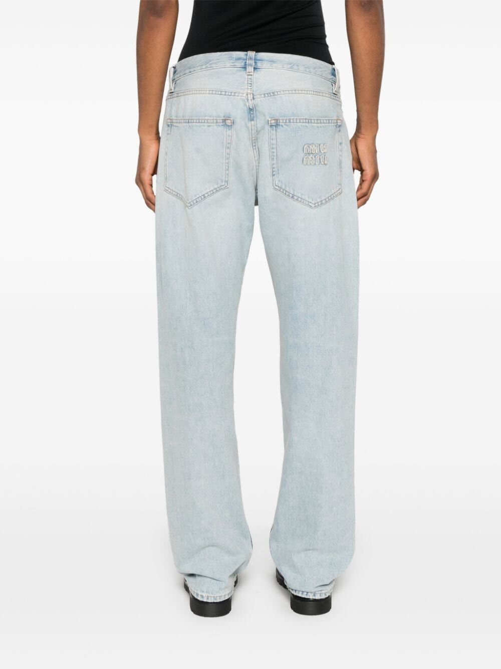 MIUMIU Stylish Men's Cotton Jeans for Fall/Winter 2024