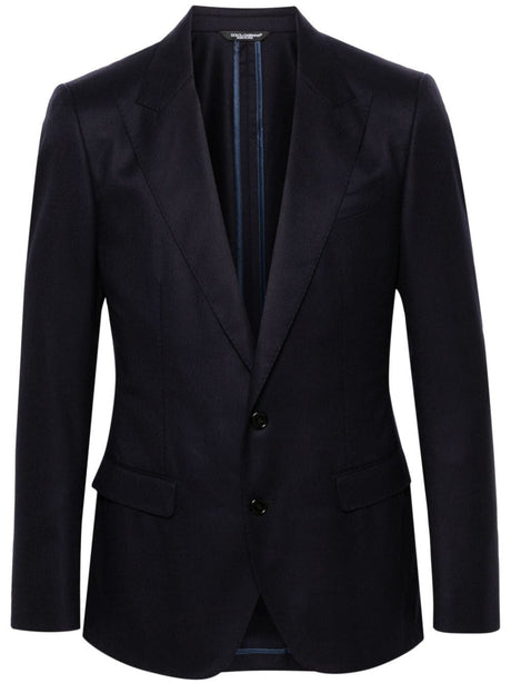 DOLCE & GABBANA Tailored Women's Blazer in 100% Virgin Wool