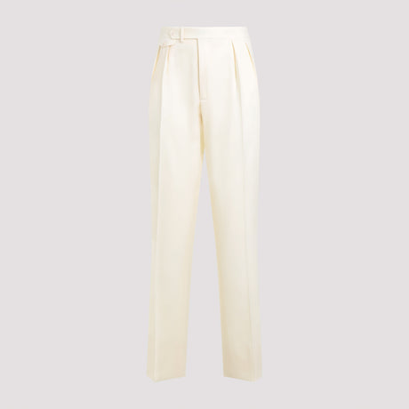 RALPH LAUREN PURPLE LABEL Elegant Wool Pants for SS25