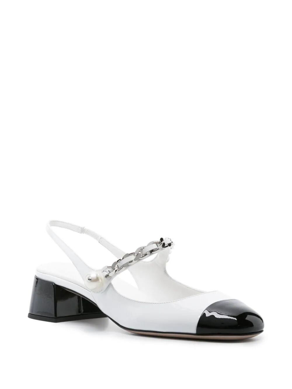 MIUMIU Sleek Leather Slingback Pumps with 3.5 cm Heel