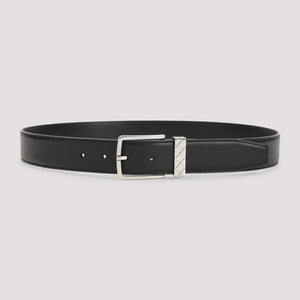 BOTTEGA VENETA Intricately Woven Leather Belt - Height: 3.5cm