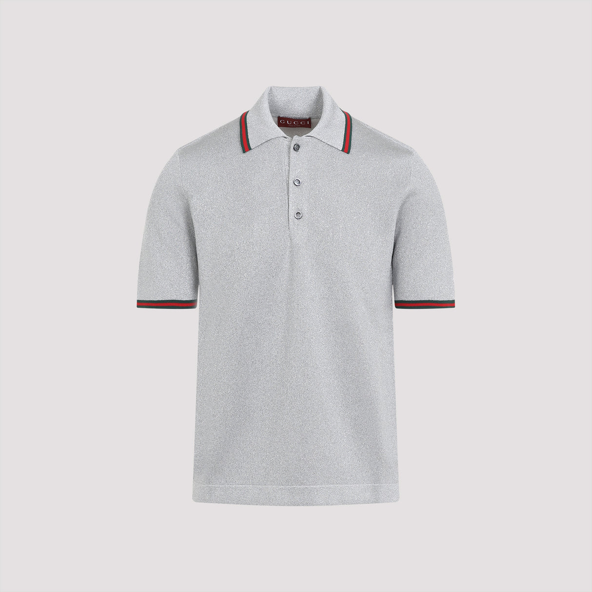 GUCCI Luxe Lame Polo Shirt - SS25 Collection