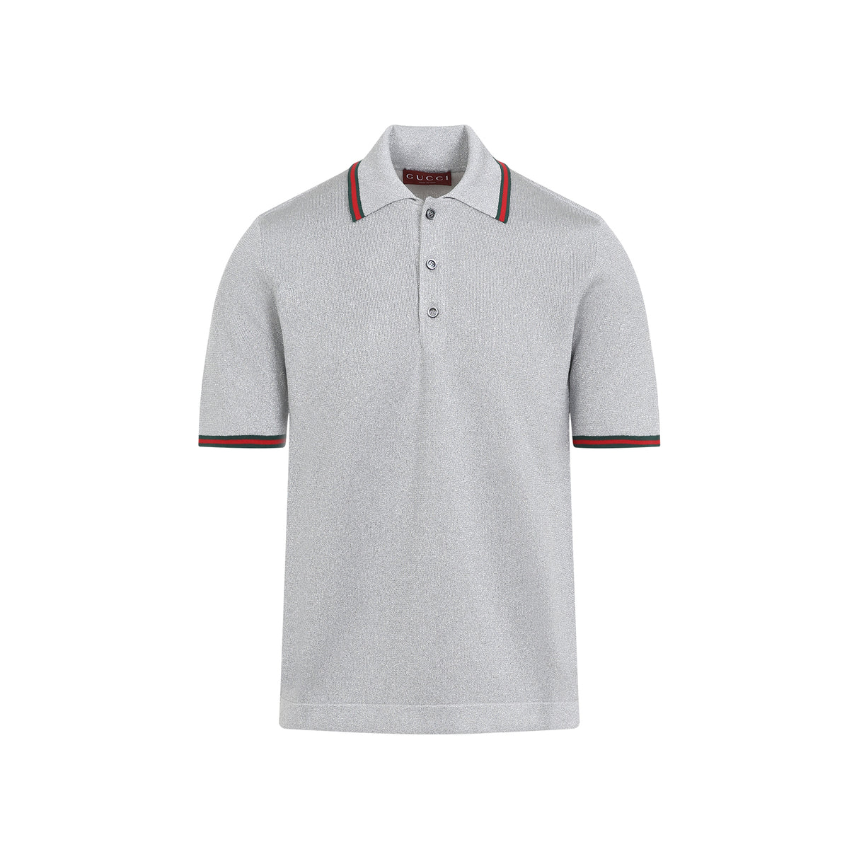 GUCCI Luxe Lame Polo Shirt - SS25 Collection