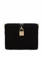 DOLCE & GABBANA Stylish Mini Embroidered Cotton Bag