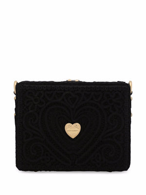 DOLCE & GABBANA Stylish Mini Embroidered Cotton Bag