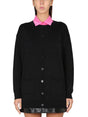 MOSCHINO COUTURE V-Neck Button Closure Cardigan