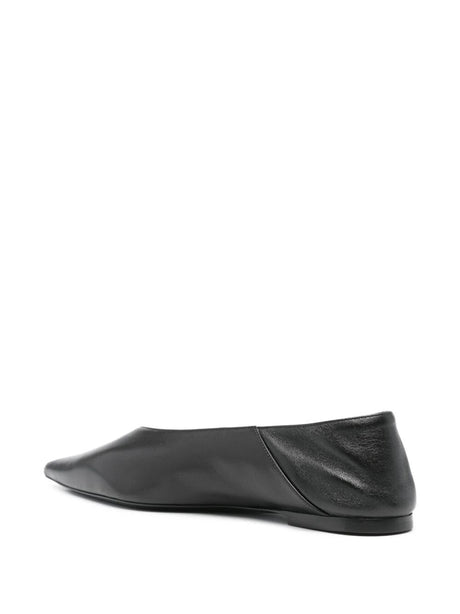 SAINT LAURENT PARIS Men's Classic Leather Ballerina Shoes