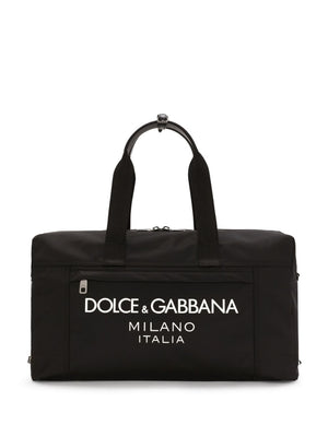 DOLCE & GABBANA Chic Nylon Holdall Bag - 50 x 24 x 23 cm