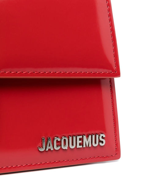 JACQUEMUS Mini Crossbody Satchel in Patent Leather - SS25 Collection