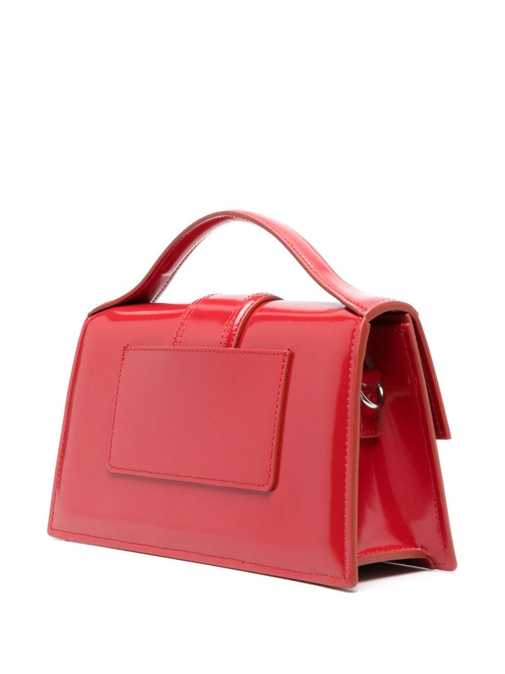 JACQUEMUS Mini Crossbody Satchel in Patent Leather - SS25 Collection