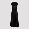 JIL SANDER Elegant Long Cupro Dress