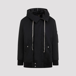 RICK OWENS DRKSHDW Hooded Long Bomber Jacket