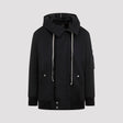 RICK OWENS DRKSHDW Hooded Long Bomber Jacket