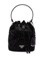 PRADA Men's Mini Handbag with Embroidered Details