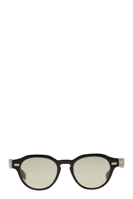 BRUNELLO CUCINELLI Timeless Round Acetate Sunglasses - 49mm Calibre