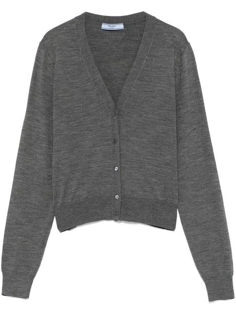 PRADA Lightweight V-Neck Cardigan for Men