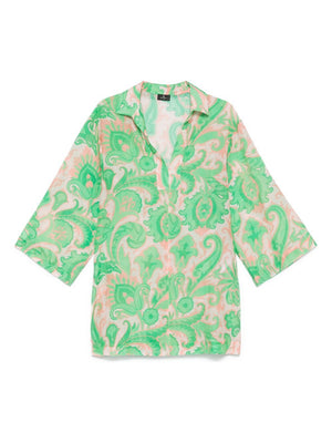 ETRO Paisley-Print Beach Cover-Up