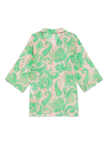 ETRO Paisley-Print Beach Cover-Up